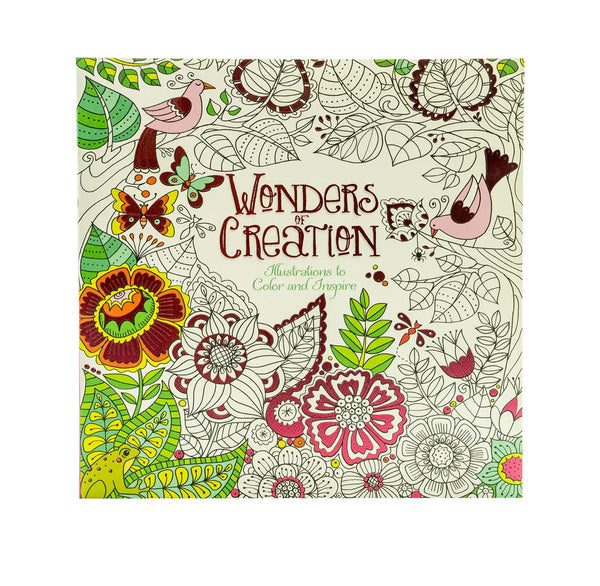 Wonders of Creation Coloring Book: Illustrations to Color and Inspire