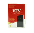 KJV LARGE PRINT PERSONAL SIZE REFERENCE BIBLE, BLACK LEATHERTOUCH, RED LETTER