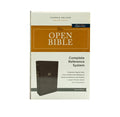 THE KJV OPEN BIBLE: COMPLETE REFERENCE SYSTEM, BROWN HARDCOVER, RED LETTER, COMFORT PRINT: KING JAMES VERSION