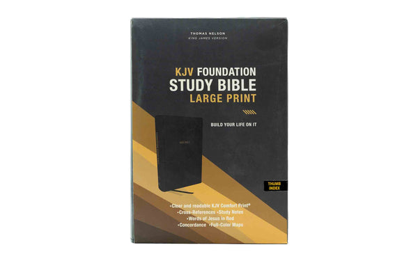 KJV Life Application Study Bible Large Print Indexed