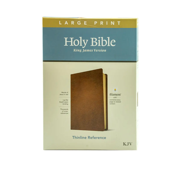 KJV LARGE PRINT THINLINE REFERENCE BIBLE, FILAMENT ENABLED