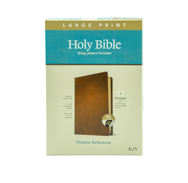 KJV LARGE PRINT THINLINE REFERENCE BIBLE, FILAMENT ENABLED