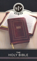 KJV HOLY BIBLE COMPACT LARGE PRINT ZIPPER CLOSURE