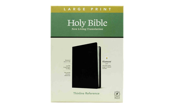 NLT Holy Bible Large Print Thinline Reference Bible