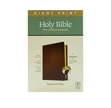 NLT PERSONAL SIZE GIANT PRINT BIBLE, FILAMENT ENABLED