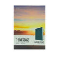 THE MESSAGE LARGE PRINT (HARDCOVER DELUXE, CHARCOAL LINEN CROSS): THE BIBLE IN CONTEMPORARY LANGUAGE