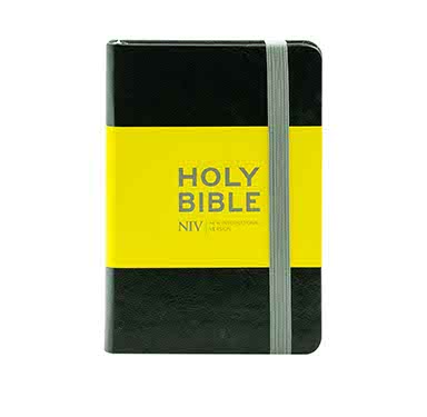 NIV POCKET BLACK NOTEBOOK BIBLE