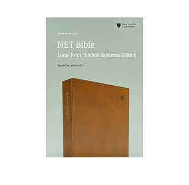 NET BIBLE: LARGE PRINT THINLINE REFERENCE
