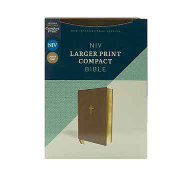 NIV LARGER PRINT COMPACT BIBLE