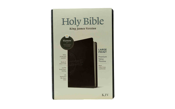 KJV LARGE PRINT PREMIUM VALUE THINLINE BIBLE, FILAMENT ENABLED