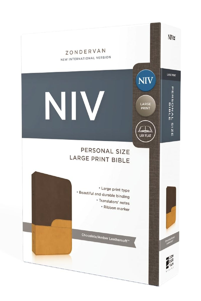 Niv Lp Chocolate Amber Npkg Gm - Zondervan Bibles