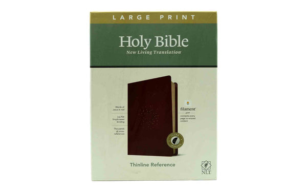 NLT Holy Bible Large Print Thinline Reference
