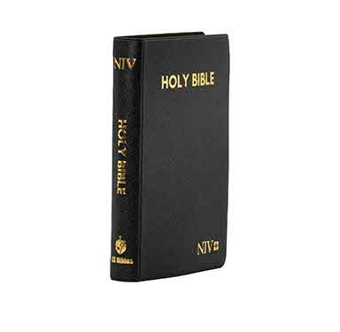 NIV MEDIUM PEARL VINYL INDEXED BLACK