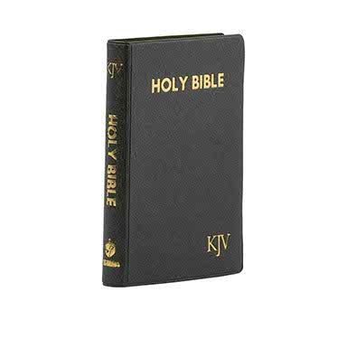 KJV COMPACT PEARL VINYL INDEXED BLACK