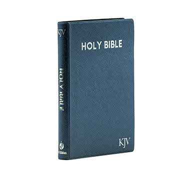 KJV MEDIUM PEARL VINYL INDEXED BLUE