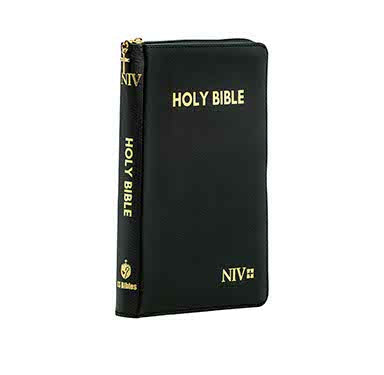 NIV MEDIUM ZIP CROSS BLACK