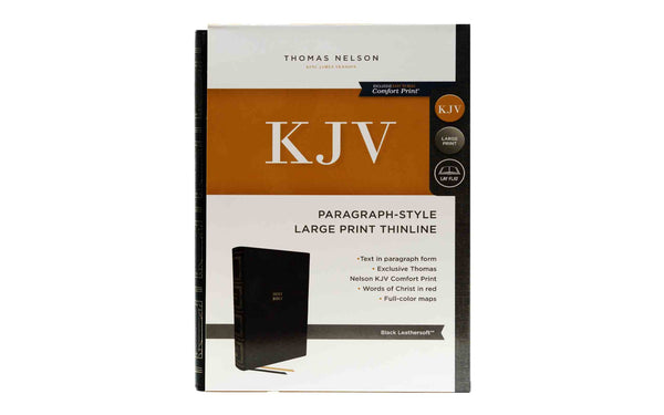 KJV Holy Bible: Paragraph-style Large Print Thinline Bible