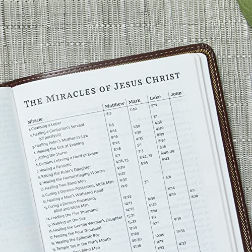 Kjv, Reference Bible, Personal Size Giant Print, Leather-Loo