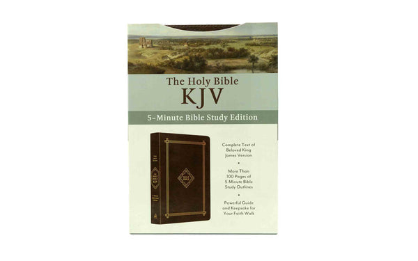 KJV The Holy Bible: 5-minute Bible Study Edition