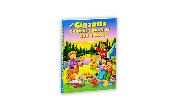 THE GIGANTIC COLORING BOOK OF GOD'S WORLD