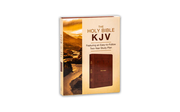 The Holy Bible KJV: Featuring an Easy-To-Follow Two-Year Study Plan