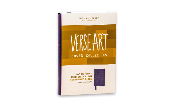 KJV VERSE ART COVER COLLECTION LARGE PRINT CENTER-COLUMN REFERENCE BIBLE