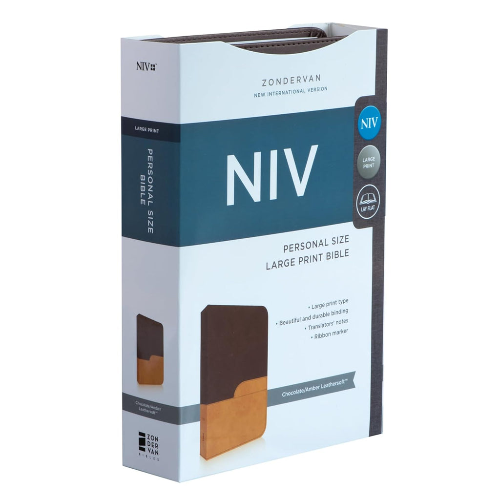 Niv Lp Chocolate Amber Npkg Gm - Zondervan Bibles