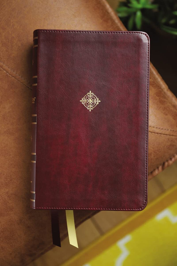 NIV, Thompson Chain-Reference Bible, Handy Size, Leathersoft, Burgundy, Thumb Indexed, Red Letter, Comfort Print (Harper Collins Publishers)