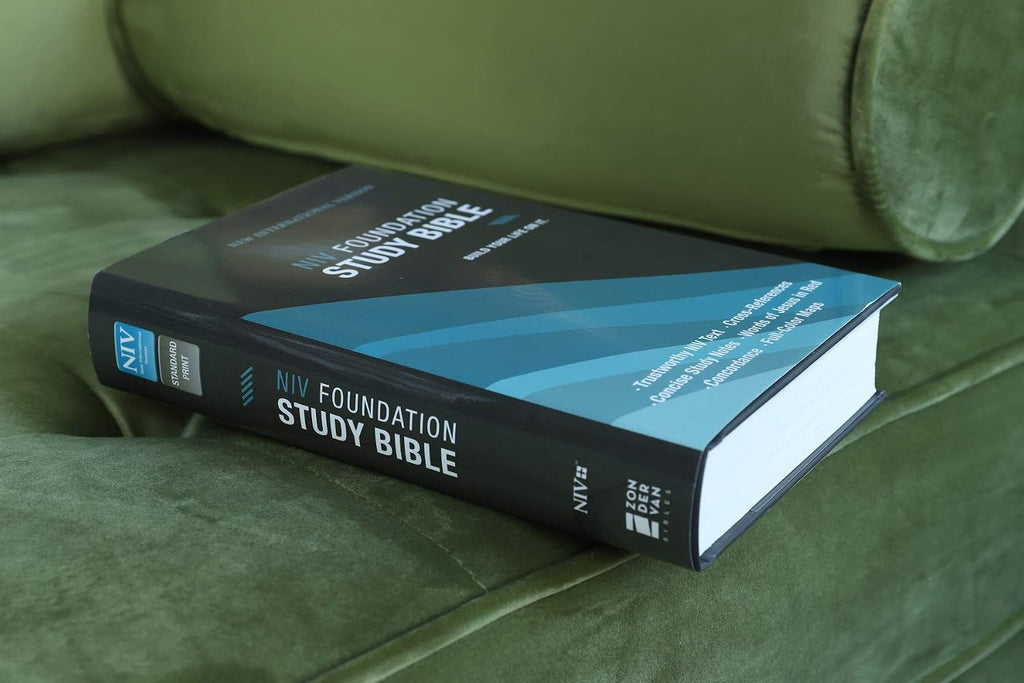 NIV, Foundation Study Bible, Hardcover, Red Letter