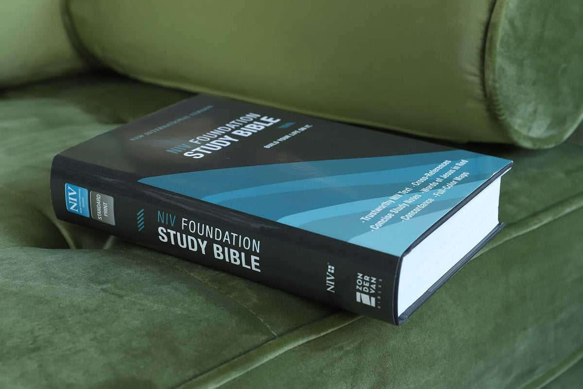 NIV, Foundation Study Bible, Hardcover, Red Letter