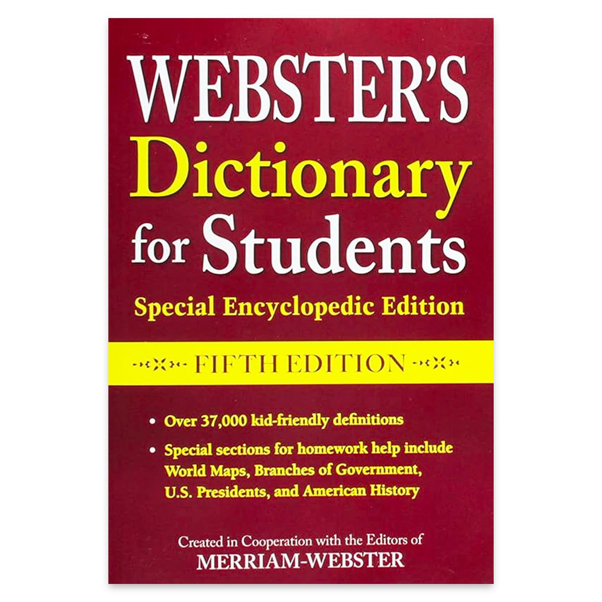Webster's Dictionary for Students, Special Encyclopedic Edition (Pre-owned, Unused)