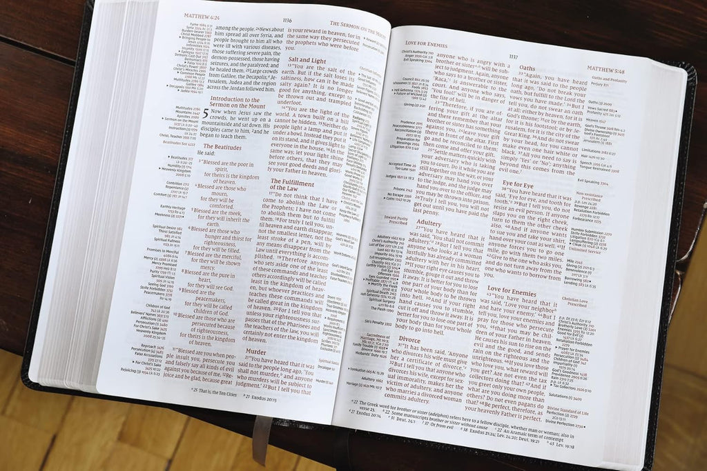 Niv, Thompson Chain-Reference Bible, Large Print, European Bonded Leather, (Harper Collins Publishers)