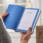 NKJV Holy Bible, Value Ultra Thinline, Blue Leathersoft, Red Letter, Comfort Print