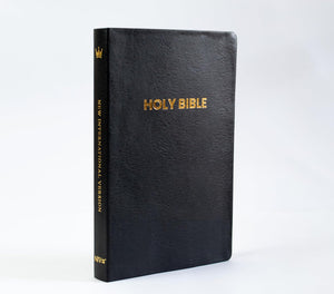 Niv English Bible Black Anglicized Version | Cromwell Bonded Leather | Thin Bible with Gilded Edge | Easy-to-Read Fonts | Easy to carry | Lifeway India Publication Leather Bound