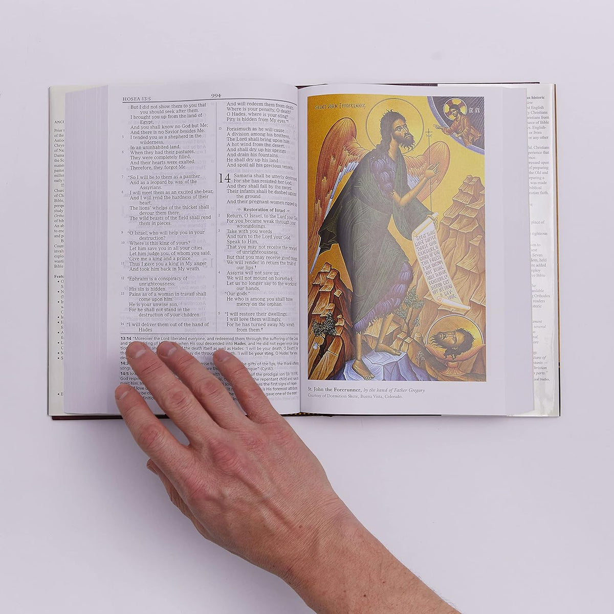 Orthodox Study Bible, Hardcover: Ancient Christianity Speaks to Today's World by St. Athanasius Academy of Orthodox Theology