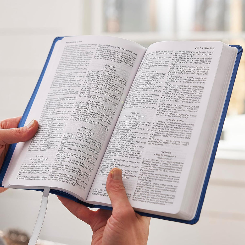 KJV Holy Bible: Value Ultra Thinline, Charcoal Leathersoft, Red Letter, Comfort Print: King James Version