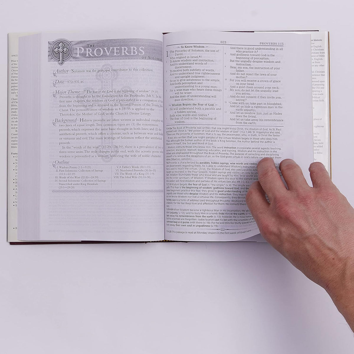 Orthodox Study Bible, Hardcover: Ancient Christianity Speaks to Today's World by St. Athanasius Academy of Orthodox Theology
