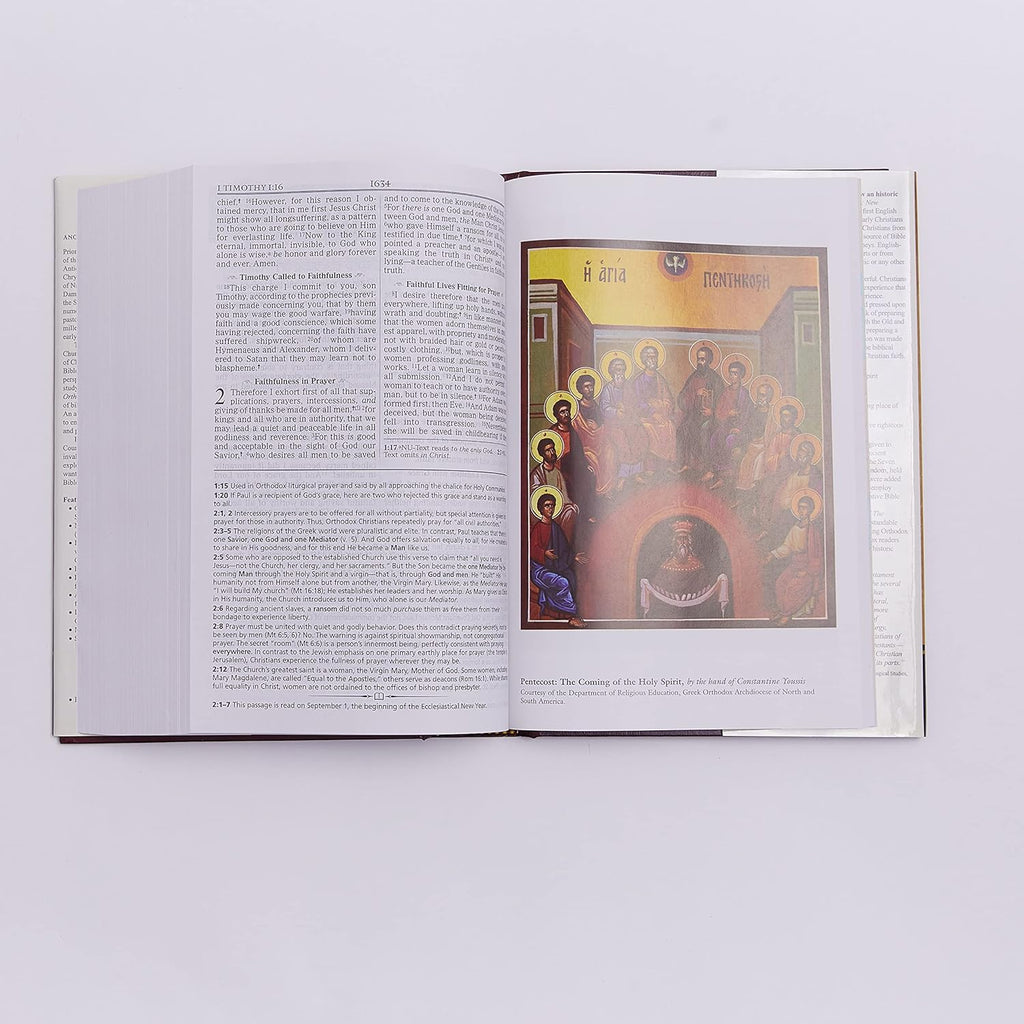 Orthodox Study Bible, Hardcover: Ancient Christianity Speaks to Today's World by St. Athanasius Academy of Orthodox Theology