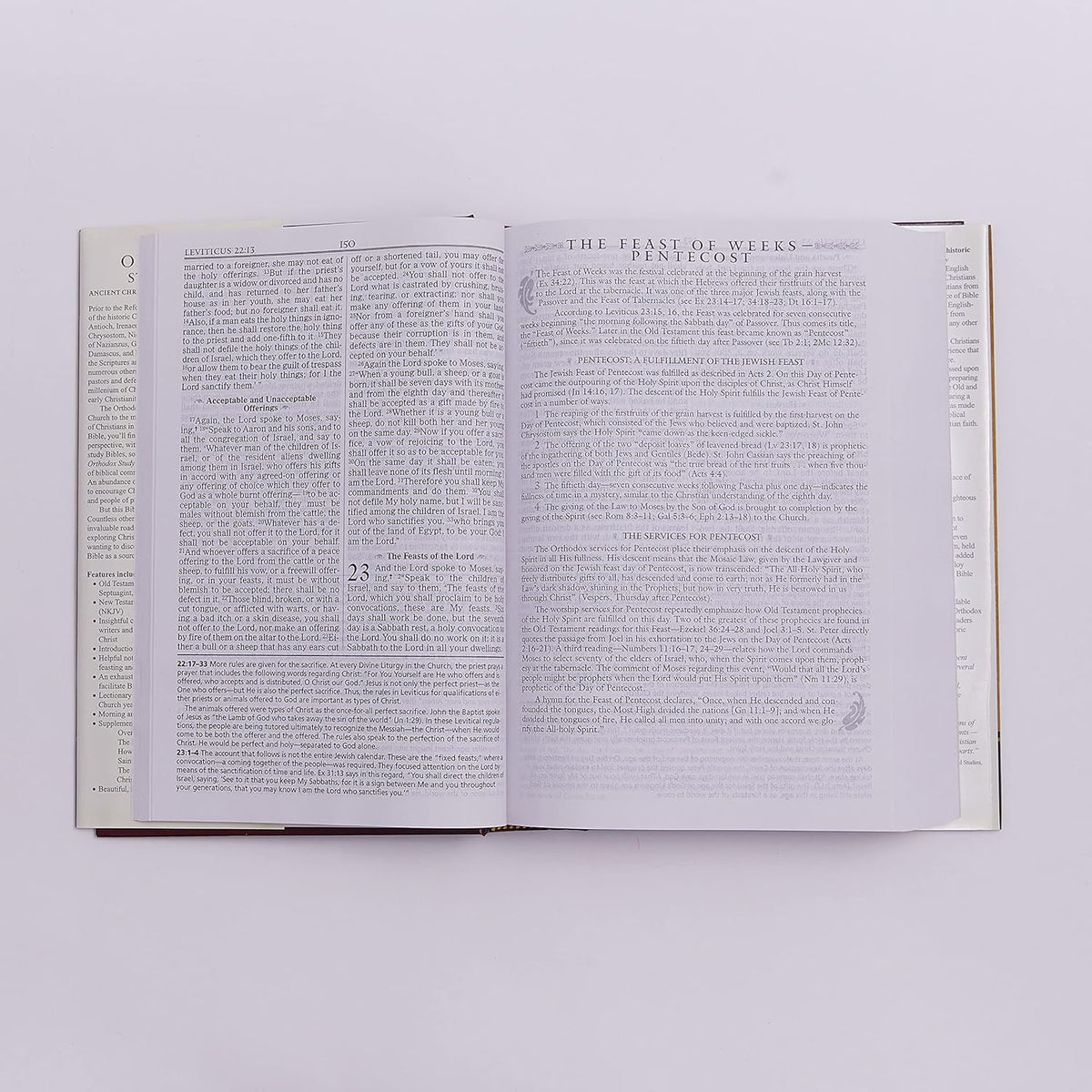 Orthodox Study Bible, Hardcover: Ancient Christianity Speaks to Today's World by St. Athanasius Academy of Orthodox Theology