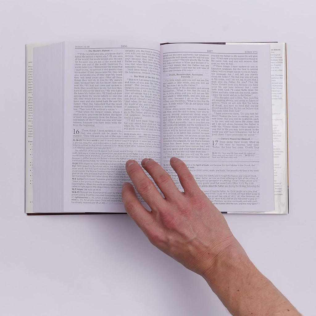 Orthodox Study Bible, Hardcover: Ancient Christianity Speaks to Today's World by St. Athanasius Academy of Orthodox Theology
