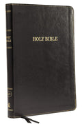 KJV HOLY BIBLE: LARGE PRINT THINLINE, BLACK LEATHERSOFT, RED LETTER, COMFORT PRINT: KING JAMES VERSION