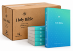 ESV Outreach Bible Paperback, Blue, Case of 28 - Bulk Sale