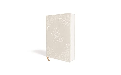 Holy Bible: New International Version, Bride's Bible, Cream, Cloth over Board, Red Letter, Comfort Print