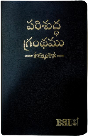 పరిశుద్ధ గ్రంథము: Senior Citizens Vinyl with out ZIP -  Telugu O.V. 2021 (Amity) with Concordance for
