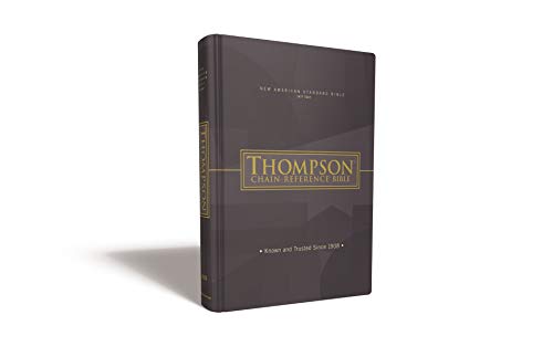 NASB, Thompson Chain-Reference Bible, Hardcover, Red Letter, 1977 Text: New American Standard Bible, 1977 Text, Red Letter