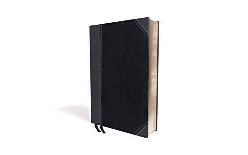 Holy Bible: New International Version, Black/Gray Leathersoft, Thinline Bible: Red Letter Edition