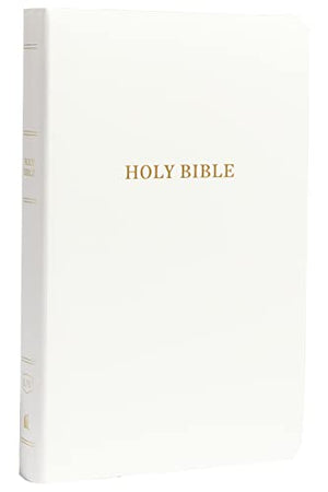 KJV, Gift and Award Bible, Leather-Look, White, Red Letter, Comfort Print: Holy Bible, King James Version