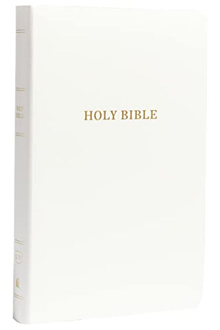 KJV, Gift and Award Bible, Leather-Look, White, Red Letter, Comfort Print: Holy Bible, King James Version