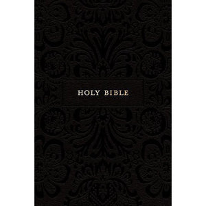 KJV, Thinline, Large Comfort Print Bible (Exclusive Edition, 4023BLBN - Black Leathersoft)