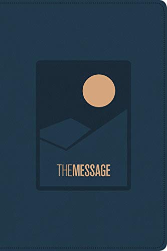 Message Deluxe Gift Bible, Large Print, Navy: The Message Bible, Leather-look, Navy: The Bible in Contemporary Language